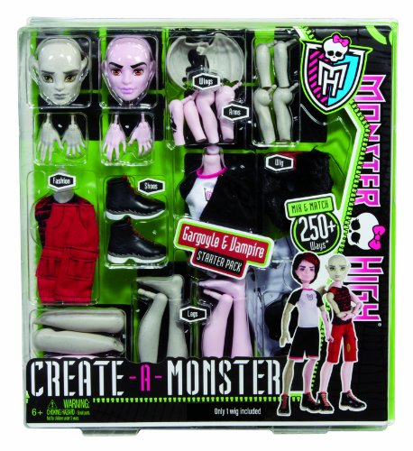 Monster High Create-A-Monster Gargoyle and Vampire Boy Set