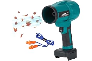 HEIMERDINGER Jet Dry Mini Blower Compatible with Makita 18V Battery,Handheld Brushless Air Blower 240 MPH High Speed Fan for Garages, Yard, Car, Leaf Cleaning