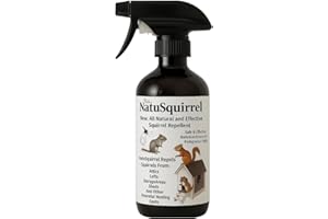 GENERIC NatuSquirrel Ultimate Squirrel Repellent Spray – Natural, Eco-Friendly, Pet & Child Safe, Protects Gardens, Attics, Lofts & Bird Feeders – 250ml