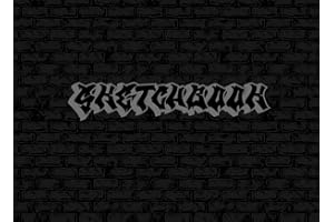 Blackbook Graffiti Wall Sketchbook: Wide Sketch Pad For Sketching, Drawing, Painting Or Doodling. Landscape sketchbook for Graffiti Artists - Black Book Sketchbook Blank Paper For Drawing