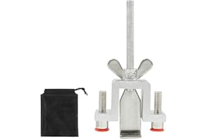 EDDRFY Blocco Porta Antintrusione in Acciaio Inossidabile, Serratura Portatile Regolabile con Borsa, Blocco di Sicurezza Robusto per Viaggi, Hotel, Appartamenti, Case, Argento