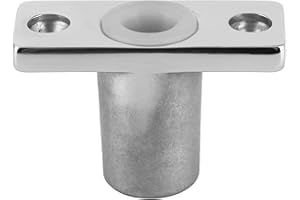 Aoutecen Oar Lock Holder, Top Mount Oar Lock Socket Holder T‑Shaped Bracket 316 Stainless Steel Boat Hardware Replacement for Marine Yacht