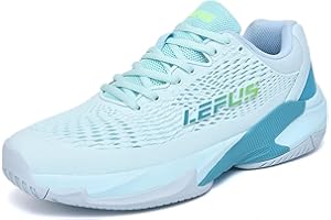 BLBK Men's Tennis Shoes,Badminton Shoes, Cushioned, Breathable Court Shoes,Squash Shoes