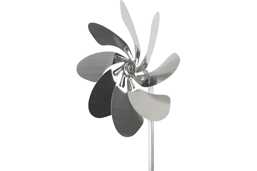 A1003 – Steel4you Speedy28 Wind Turbine, Ball Bearings, Stainless Steel, 28 cm Rotor Diameter) – Made in Germany