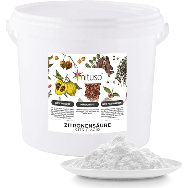 E330 Entkalker Lebensmittelqualität Zitronensäure Monohydrat E330 – 2 Kg Beutel In Lebensmittelqualität, Ideal Zum Entkalken Zitronensäure Pulver 1kg - Foto 7