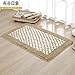 Produktbild LIUSHU Schnee Neil Tür Matte Tür Füße Matte Veranda Matt Schlafzimmer Teppich weiß Badezimmer Wasser Absorber Matte, 45 * 70 cm senden Slip Matte, einfache Small Diamond-Khaki