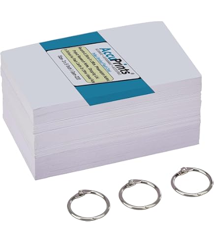 PPAPPAPPIYO 50-Pack Blank Index Cards | 3x5 Inches, 180gsm Thick Paper | Orange Color | Acid Free