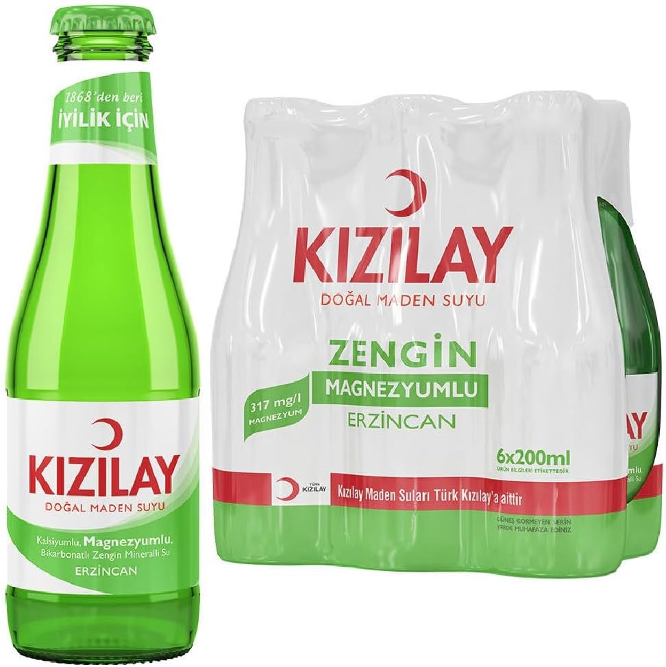 Kızılay Sade Erzincan Maden Suyu 6x200 ml
