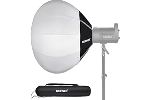 NEEWER 65cm Lanterna Softbox, a sgancio rapido, diffusore di luce a 360°, con montaggio Bowens, con lega di nylon leggera, per luci video LED continui RGB CB60, CB60B, CB200B, MS60B, MS60C, NS26L