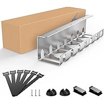 Organizzatore Cavi Sotto Scrivania VFANDV - Gestione Cavi Per Ufficio E Casa - Foto 4