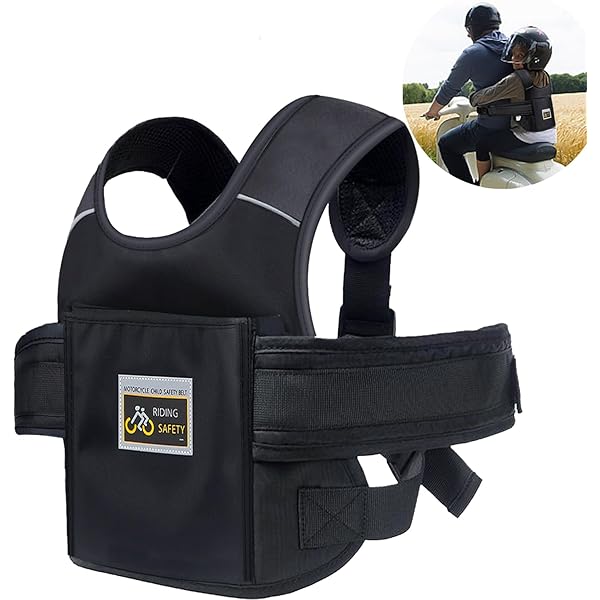 Cintura Di Sicurezza Moto Per Bambini Nizirioo | Regolabile 2-13 Anni | Materiale Riflettente | Per Viaggi Sicuri - Foto 10