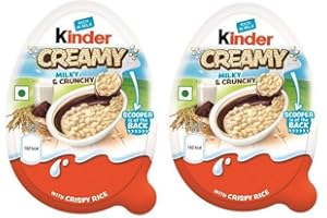HEART FOR CARDS KINDER CREAMY - MILKY & CRUNCHY (19G) + (2 Stück)
