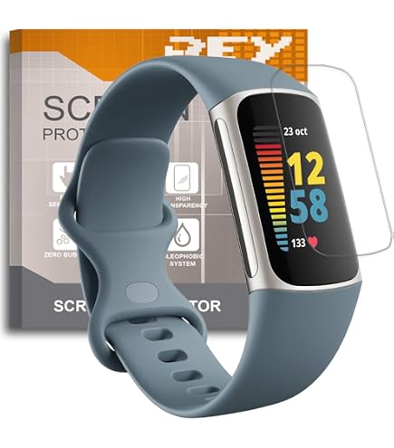 GIOPUEY Pellicola Protettiva per Garmin Vivoactive 5, [6 Pezzi
