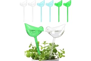 Lucxhcky 6pcs Self Watering Globes for Indoor Plants, Self Watering Planter Insert, Self Watering Devices for Plant Lovers (Transparent+Lake Blue+Green)