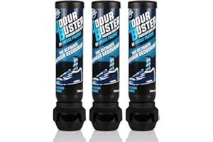 CREASE PROTECT Spray Désodorisant Chaussures Odour Buster | Parfum Frais Longue Durée Sneakers, Chaussures Habillées & Sport | Formule Sans Résidus | Double Buse | 100ml (100 ml (Paquet de 3))