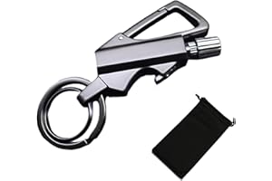 CVOPQBNY Permanent Match Infinity Lighter, Portable Multifunctional Ignition Device, Waterproof Keychain Lighter With Bottle Opener, Camping Tool, Gift Ideas (Black)