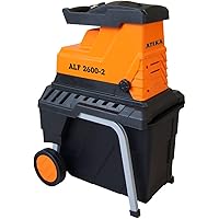 ATIKA ALF 2600-2 Leise-Walzenhäcksler Gartenhäcksler Schredder | 230V | 2600W