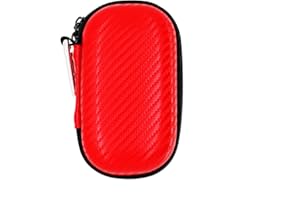 HLMNAKE Custodia in pelle EVA + PU per Glo Hyper X2 Air/Ploom Tech with/with 2/Ploom S scaldabagno, custodia protettiva per tabacco elettrico Heater Case, Colore: rosso
