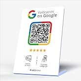 Reviews NFC and QR Display/Display/Sign for Google (White)