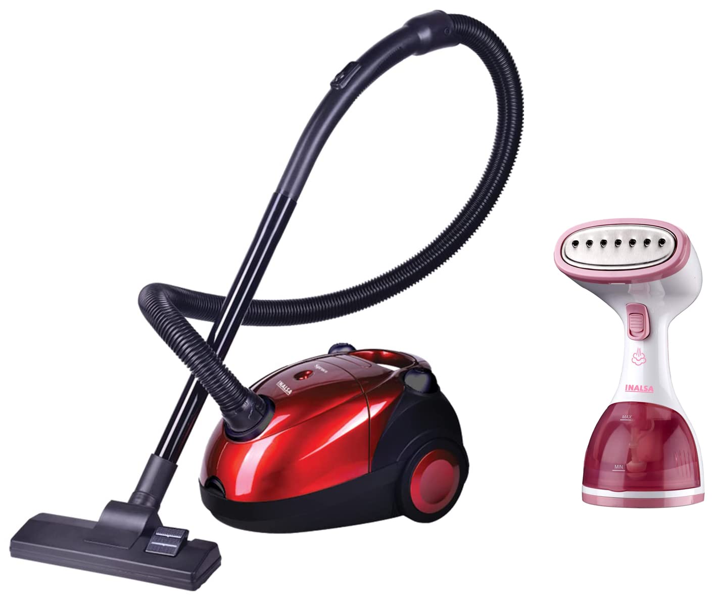 Inalsa Spruce 1200W Vacuum Cleaner and Steamax Garment Steamer Review