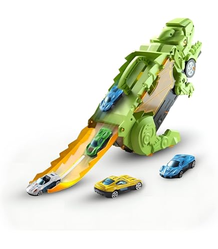 DINOBROS Haispielzeug – 4er Pack Rückziehautos Mit Meerestier-Design Für Kinder Ab 3 Jahren