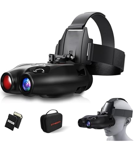 Mildhug Night Vision Goggles 4K Night Vision Binoculars With 10X Zoom External Tactical Light And Compass - View #9