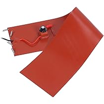 Flexman Silikon Heizkissen 200 W - Flexible Heizmatte Für Ölfässer, Rohre & Tanks