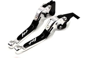 YANG HUA Leviers de frein et d'embrayage en aluminium CNC extensibles et pliables pour motos Yamaha FZ1 Fazer 2006-2013