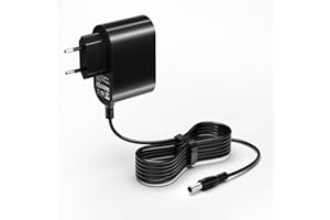 WUKUR 26V 500mA Aspirapolvere Caricatore Adattatore per Hoover H-Free 100 HF122RH, HF122GPT, HF122AH, H-Free 200, HF222UPT, H-Free 500, HF522SFP, H-Free 800 Caricabatterie