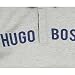 Hugo Boss Kids Contrast Sleeve And Collar Logo Polo GREY MARL age 10