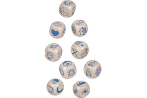 goki 56307 – Cubos de Madera en Lata, Juego Creativo de narración y fomento del Desarrollo del lenguaje, Story Cubes, infinitas Posibilidades de Juego para niños, 9 Unidades, a Partir de 6 años