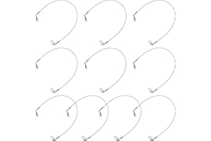 BRAMBLECO 10PCS Fishing Wire Trace Leaders - 25cm Steel Wire Trace with Snap - Pike Fishing Lure Line Protectors - Black Durable Fishing Leaders for Freshwater & Saltwater