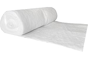 PEMMIPRODUCTS Molleton de patchwork en coton, 1,00 m de large x 2,50 m de long, 100 g/m², env. 10 mm d'épaisseur, 2,5 m², (EUR 8,00/m²),compostable,volumineux,effet rétro,insert pour couvertures, couvre-lits
