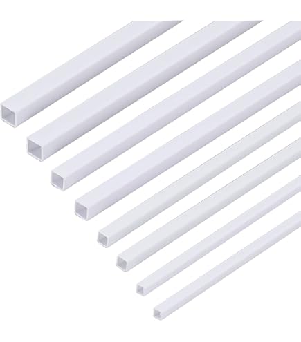 Tubo Tondo In Plastica ABS Tubo Cavo Diametro 2mm/3mm/4mm/5mm/6mm/8mm/10mm/12mm Fai Da Te Fatto A Mano Tavolo Con Sabbia Materiale Modello Di Costruzione  15