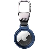 Buff TagSafe HookSteel Taşınabilir Anahtarlık Darbeye Dayanıklı Metal Askılı AirTag Kılıf (Mavi)