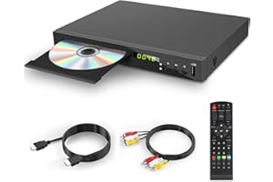JOVELL Blu Ray DVD Player, Full HD 1080P Blue Ray Player Play Multi Region DVDs & Region B/2 BluRay DVD Players UK, Support USB Flash Drive, CD DVD Blu-ray Player with HDMI AV Coaxial Output (Zone 2 Blu-ray)