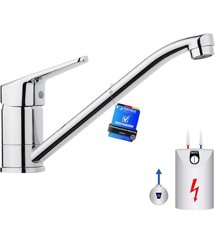 BieTal® Spülbeckenhahn Mischbatterie Niederdruck 2 Becken mit 30 cm BieTal® Spülbeckenhahn Mischbatterie Niederdruck 2 Becken mit 30 cm