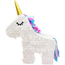 Piñata Licorne Relaxdays 47x43x13cm - À Remplir De Bonbons Pour Anniversaire Enfant