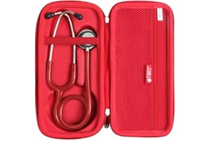 Hermitshell Etui podróżne do stetoskopu 3M Littmann Classic III (czerwony)
