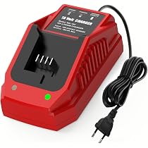 Caricabatterie Energup M-18 Per Batterie Milwaukee 18V – Ricambio Per 48-11-1815, 48-11-1820, 48-11-1840, 48-11-1850, Con Protezione E LED