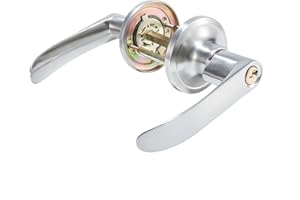 Qrity Avanzado Pesado Pomo de puerta, con cerradura de puerta para entrada o paso, Entrance