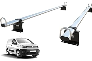 TITAN VAN ROOF RACKS & ACCESSORIES TITAN WorkReady Van Roof Rack 2 Bars - Compatible Fittings to fit a CITROEN BERLINGO Van Mk3 (2018-onward)