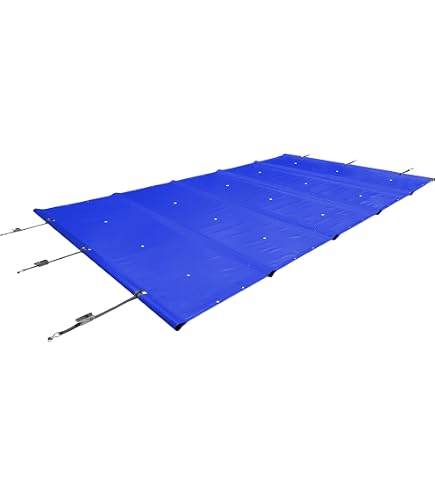 Robelle Laubnetz Für Poolabdeckungen – 5,5 X 12,2 M, Extra Robust Mit Randverstärkung – Inkl. Schlaufen Für Wasserschläuche