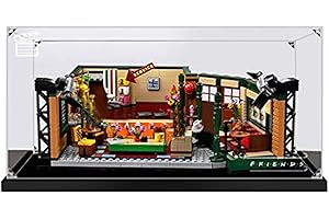 Tirff Acrilico Vetrina Teca Compatibile con Lego 21319 Ideas Central Perk 25° Anniversario di Friends, A Prova di Polvere Vetrina in Acrilico Acrylic Display Case per 21319 (Modello Lego Non Incluso)