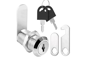 Litensh Serratura di sicurezza per cassetta delle lettere, 40 mm, serratura per cassetto, serratura a camme, cassetta degli attrezzi, serratura con chiave uguale (1,40 mm)