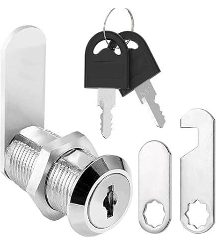 thumbnail image 2 of Veemoon 2 Sets Thumb Operated Offset Cam Locks Keyless Rv Cabinet Latch 2 of 12