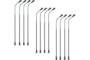 TAOZHUGONG Modelleisenbahn - Set di 12 lampade a LED, 14 cm, luce bianca calda, 12 pezzi, 14 cm