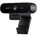Logitech Brio Stream Webcam, Ultra HD 4K Streaming Edition, 1080p/60fps Hyper-Fast Streaming, Wide Adjustable Field of View f