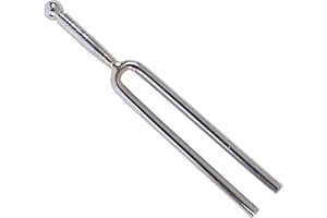 RGZD RGZ 1pcs Stimmgabel inkl. A440 Hz Stimmgabel aus Edelstahl, Schwarzer Aufbewahrungstasche für Musical Standard-Instrumente Violine Gitarren Tuner Geräte