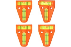 LLHAOVDXAS 4 PCS Spirit Level Small, Caravan Spirit Level, Mini Caravan Leveller Small Level Spirit Devices Accessories Gadgets Motorhome Gadgets Levellers Mini Level Spirit for Levelling Campervan
